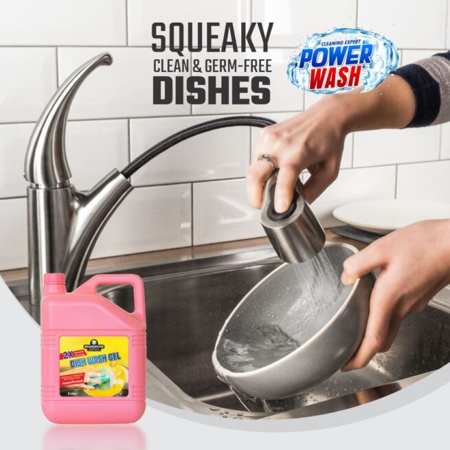 2X Dish Wash Gel-5Litre